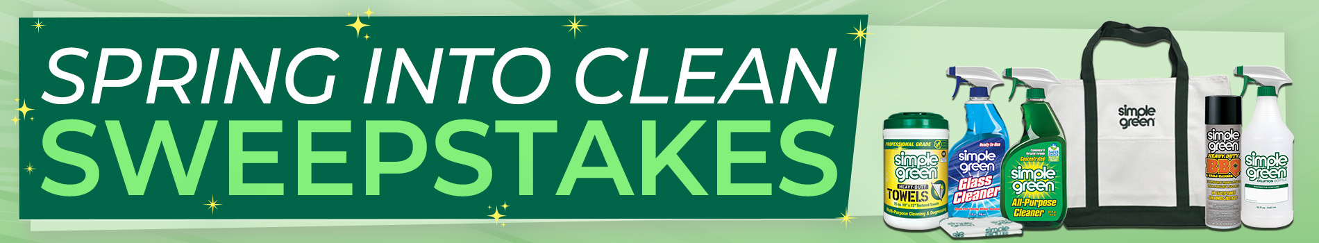 Simple Green's Spring Into Clean Sweepstakes